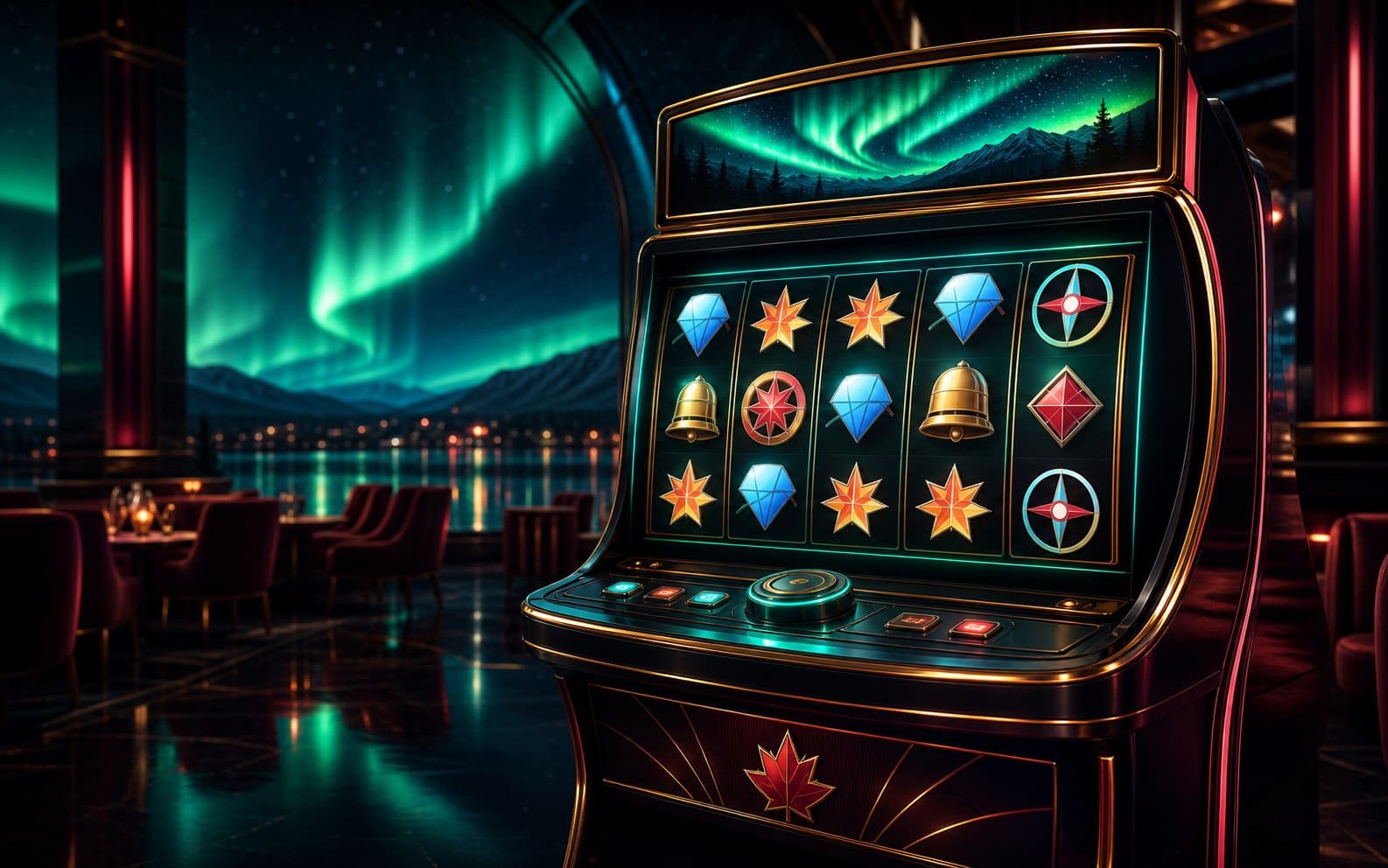 Aurora Reels casino-style slot artwork